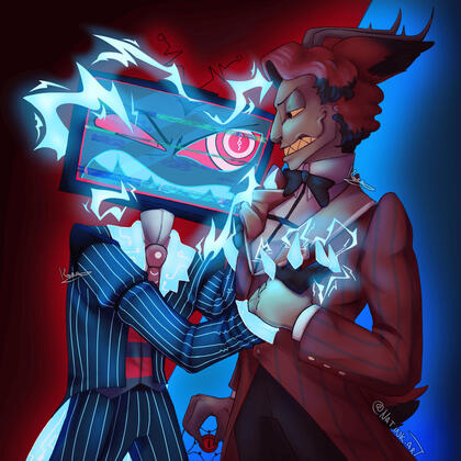 Vox and Alastor (redesigned)