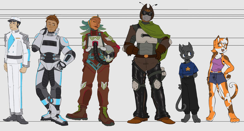 Space Out lineup (ocs)