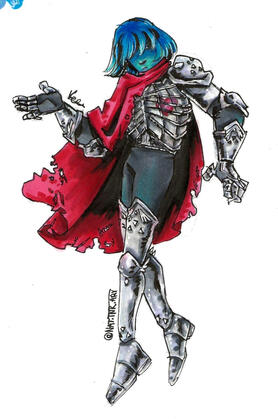 The Cage - inkpen and copic markers